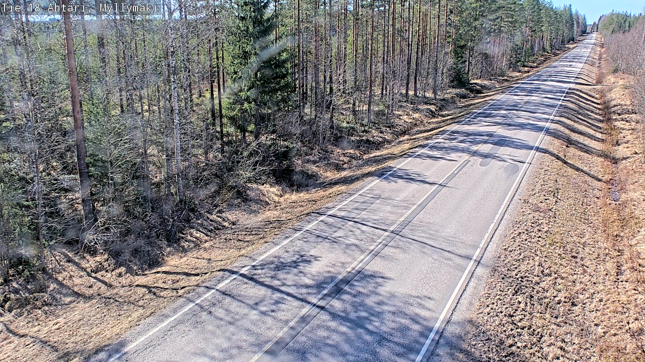 Weather Camera Image Road 18 Ähtäri, Myllymäki, Ähtäri, Etelä-Pohjanmaa