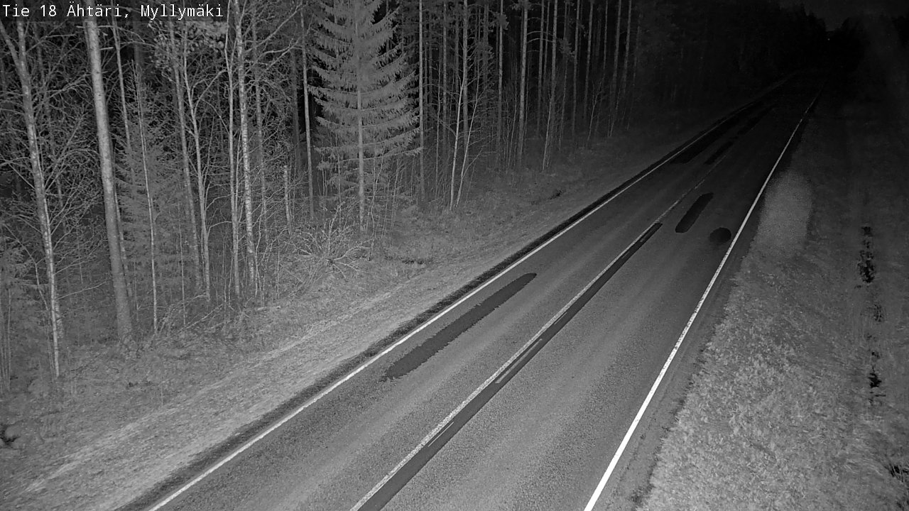 Weather Camera Image Road 18 Ähtäri, Myllymäki, Ähtäri, Etelä-Pohjanmaa