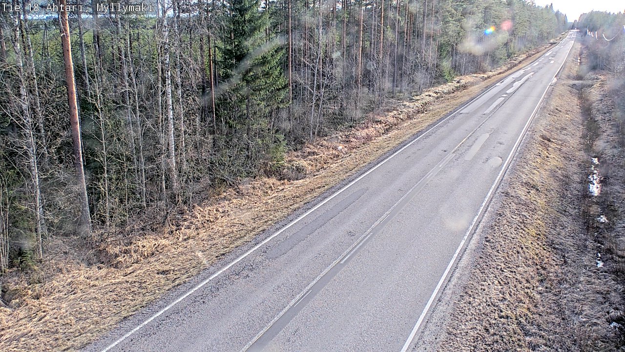 Weather Camera Image Road 18 Ähtäri, Myllymäki, Ähtäri, Etelä-Pohjanmaa