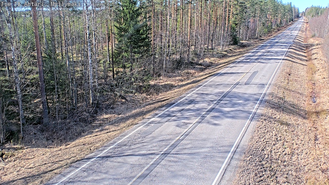 Weather Camera Image Road 18 Ähtäri, Myllymäki, Ähtäri, Etelä-Pohjanmaa