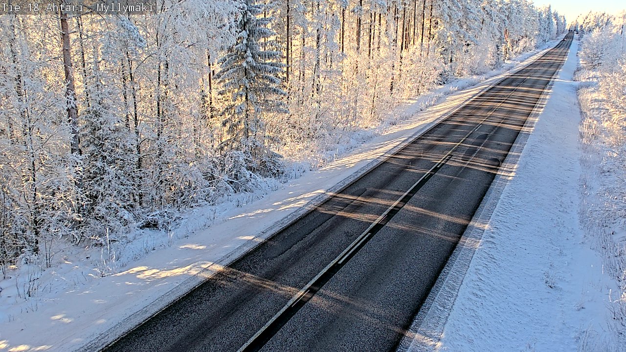 Weather Camera Image Road 18 Ähtäri, Myllymäki, Ähtäri, Etelä-Pohjanmaa