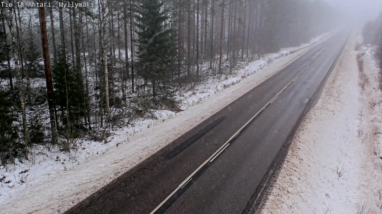 Weather Camera Image Road 18 Ähtäri, Myllymäki, Ähtäri, Etelä-Pohjanmaa