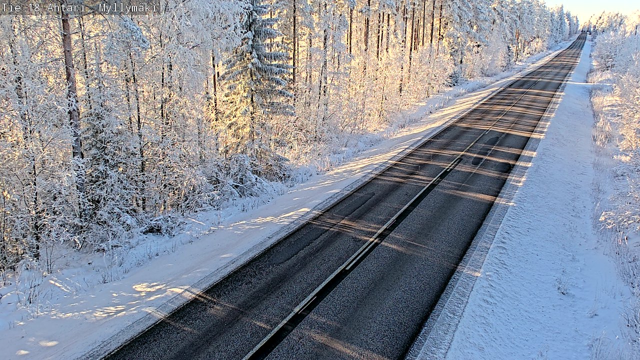 Weather Camera Image Road 18 Ähtäri, Myllymäki, Ähtäri, Etelä-Pohjanmaa