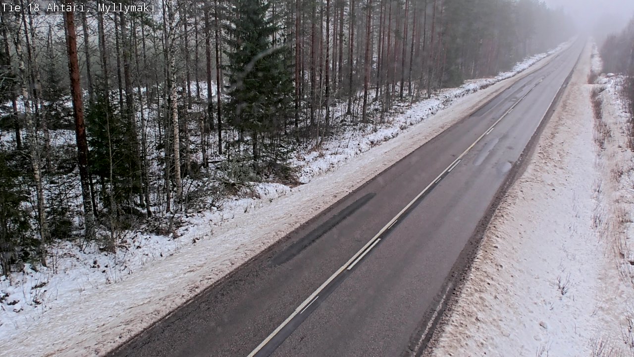 Weather Camera Image Road 18 Ähtäri, Myllymäki, Ähtäri, Etelä-Pohjanmaa