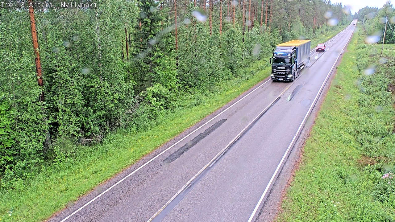 Weather Camera Image Väg 18 Etseri, Myllymäki, Ähtäri, Etelä-Pohjanmaa