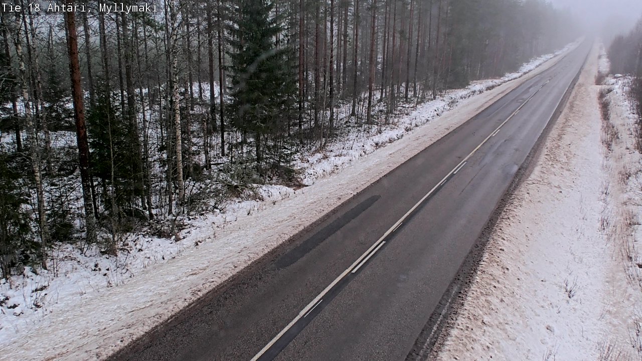 Weather Camera Image Road 18 Ähtäri, Myllymäki, Ähtäri, Etelä-Pohjanmaa