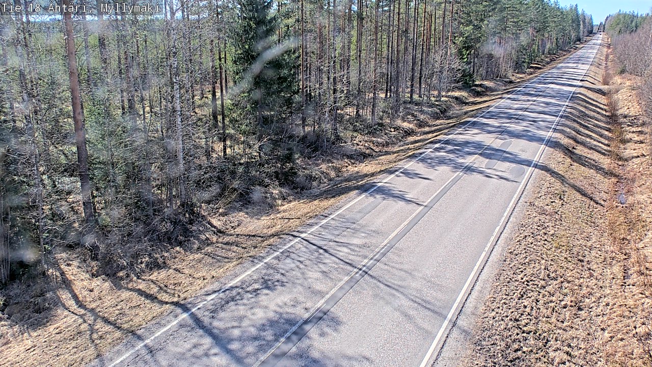 Weather Camera Image Road 18 Ähtäri, Myllymäki, Ähtäri, Etelä-Pohjanmaa