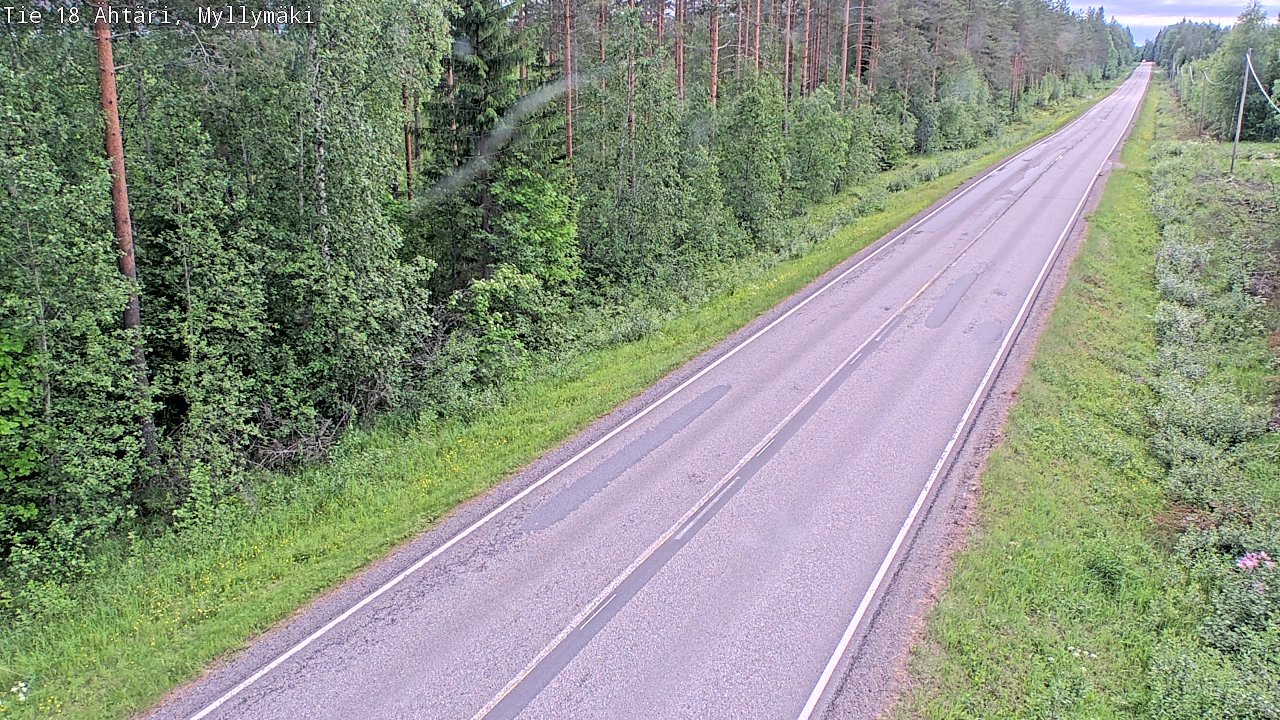 Kelikamerat Kuva Tie 18 Ähtäri, Myllymäki, Ähtäri, Etelä-Pohjanmaa