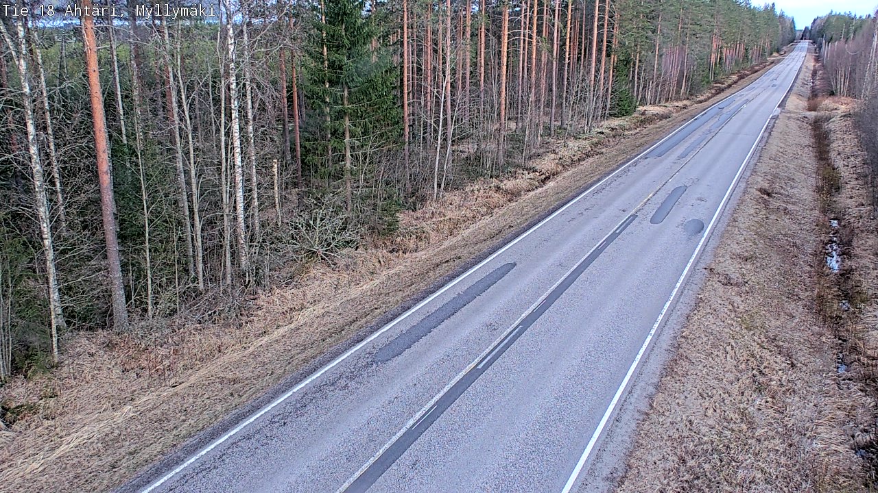 Weather Camera Image Väg 18 Etseri, Myllymäki, Ähtäri, Etelä-Pohjanmaa