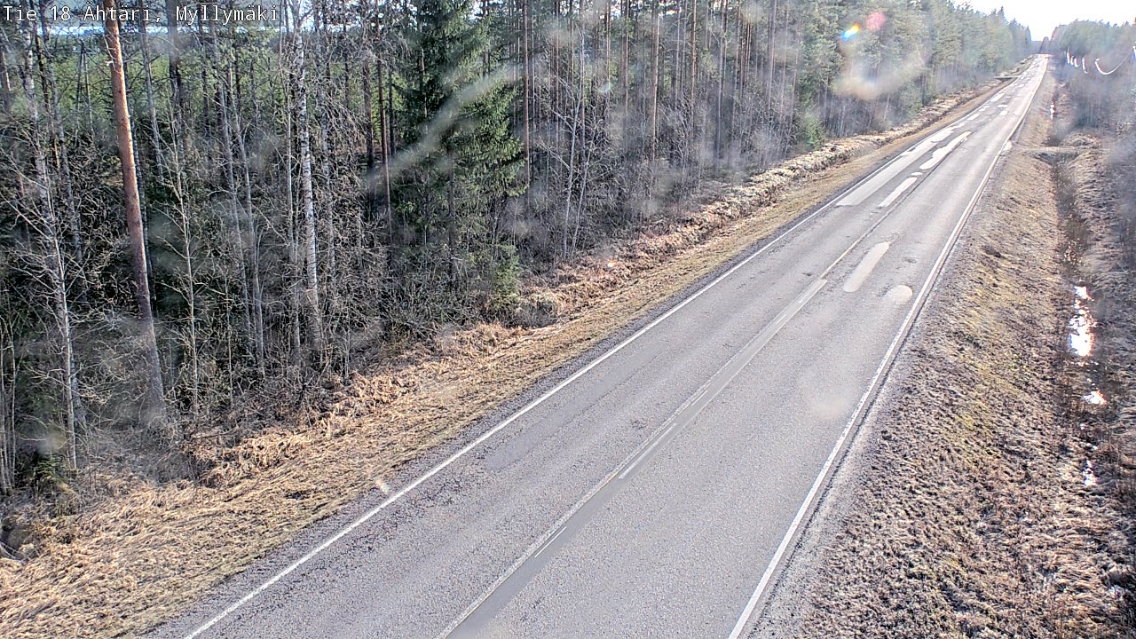 Weather Camera Image Road 18 Ähtäri, Myllymäki, Ähtäri, Etelä-Pohjanmaa