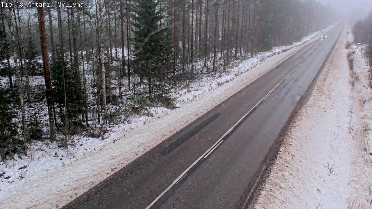 Weather Camera Image Road 18 Ähtäri, Myllymäki, Ähtäri, Etelä-Pohjanmaa