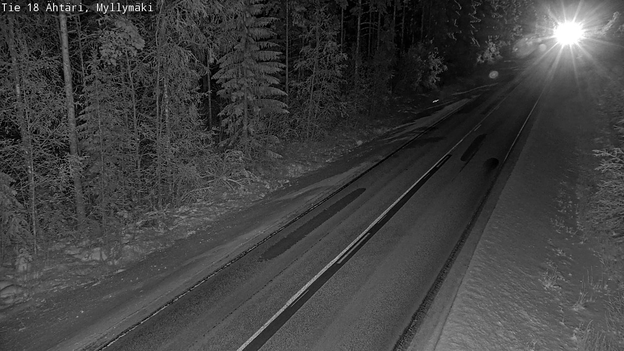 Weather Camera Image Road 18 Ähtäri, Myllymäki, Ähtäri, Etelä-Pohjanmaa