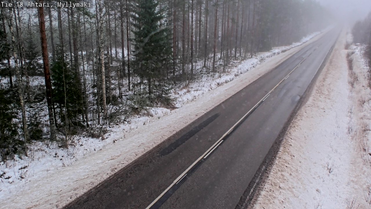 Weather Camera Image Road 18 Ähtäri, Myllymäki, Ähtäri, Etelä-Pohjanmaa