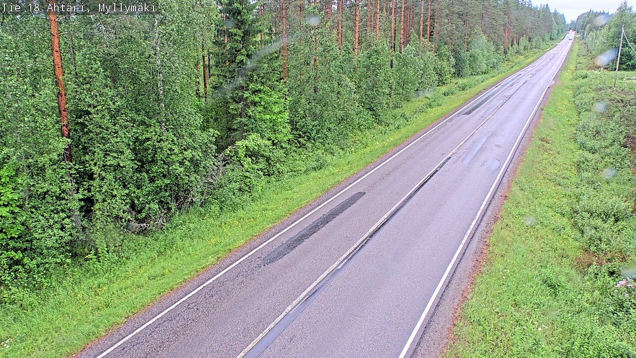 Weather Camera Image Väg 18 Etseri, Myllymäki, Ähtäri, Etelä-Pohjanmaa