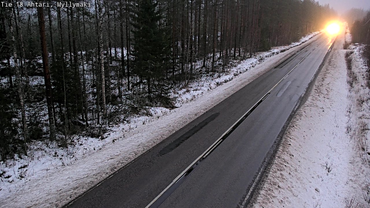 Weather Camera Image Road 18 Ähtäri, Myllymäki, Ähtäri, Etelä-Pohjanmaa