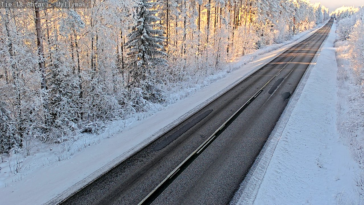 Weather Camera Image Road 18 Ähtäri, Myllymäki, Ähtäri, Etelä-Pohjanmaa