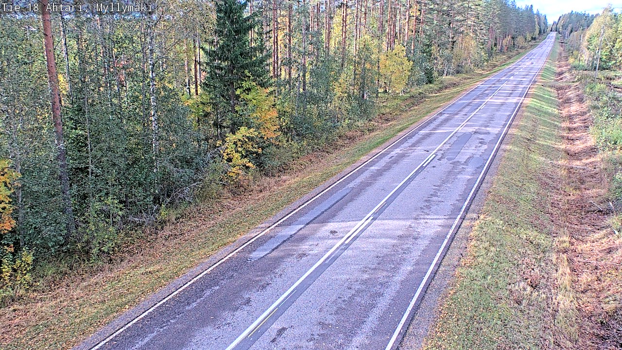 Weather Camera Image Road 18 Ähtäri, Myllymäki, Ähtäri, Etelä-Pohjanmaa