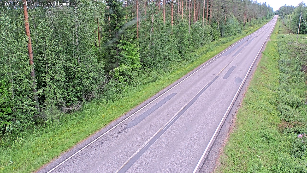 Weather Camera Image Väg 18 Etseri, Myllymäki, Ähtäri, Etelä-Pohjanmaa