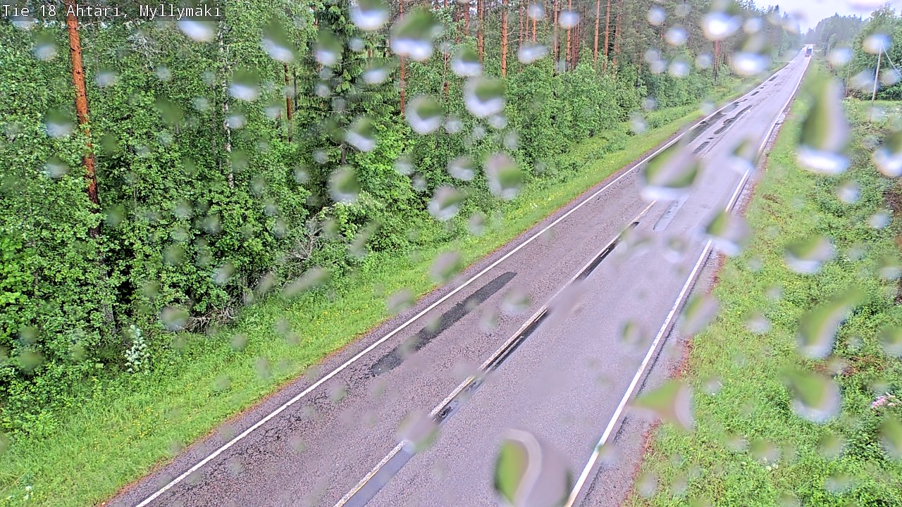 Weather Camera Image Väg 18 Etseri, Myllymäki, Ähtäri, Etelä-Pohjanmaa