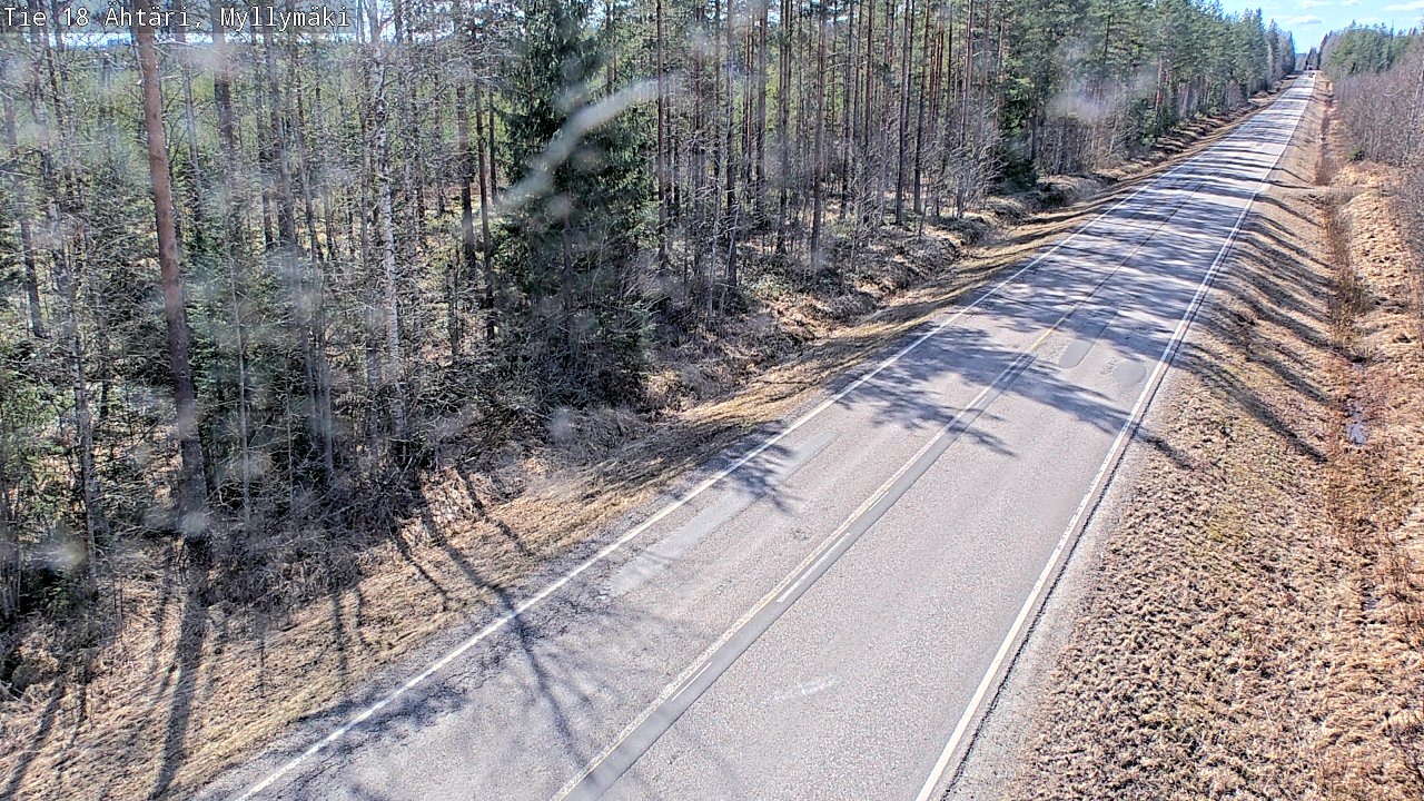 Weather Camera Image Road 18 Ähtäri, Myllymäki, Ähtäri, Etelä-Pohjanmaa