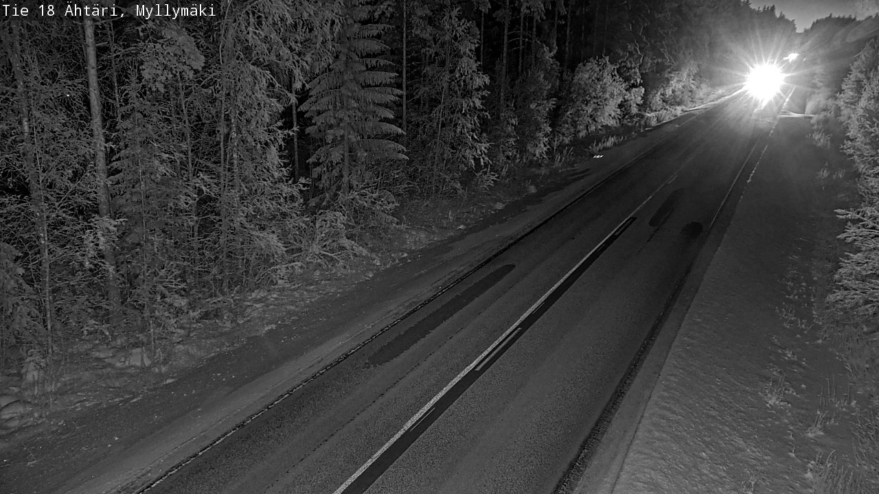 Weather Camera Image Road 18 Ähtäri, Myllymäki, Ähtäri, Etelä-Pohjanmaa