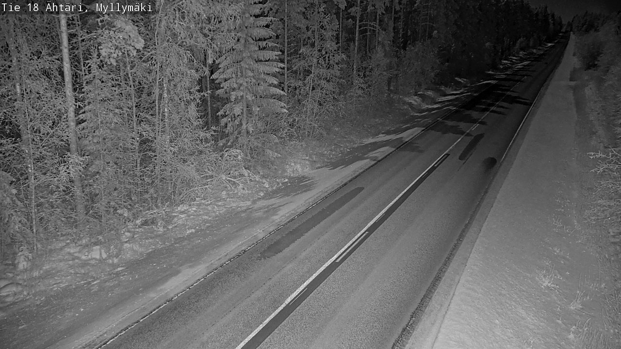 Weather Camera Image Road 18 Ähtäri, Myllymäki, Ähtäri, Etelä-Pohjanmaa