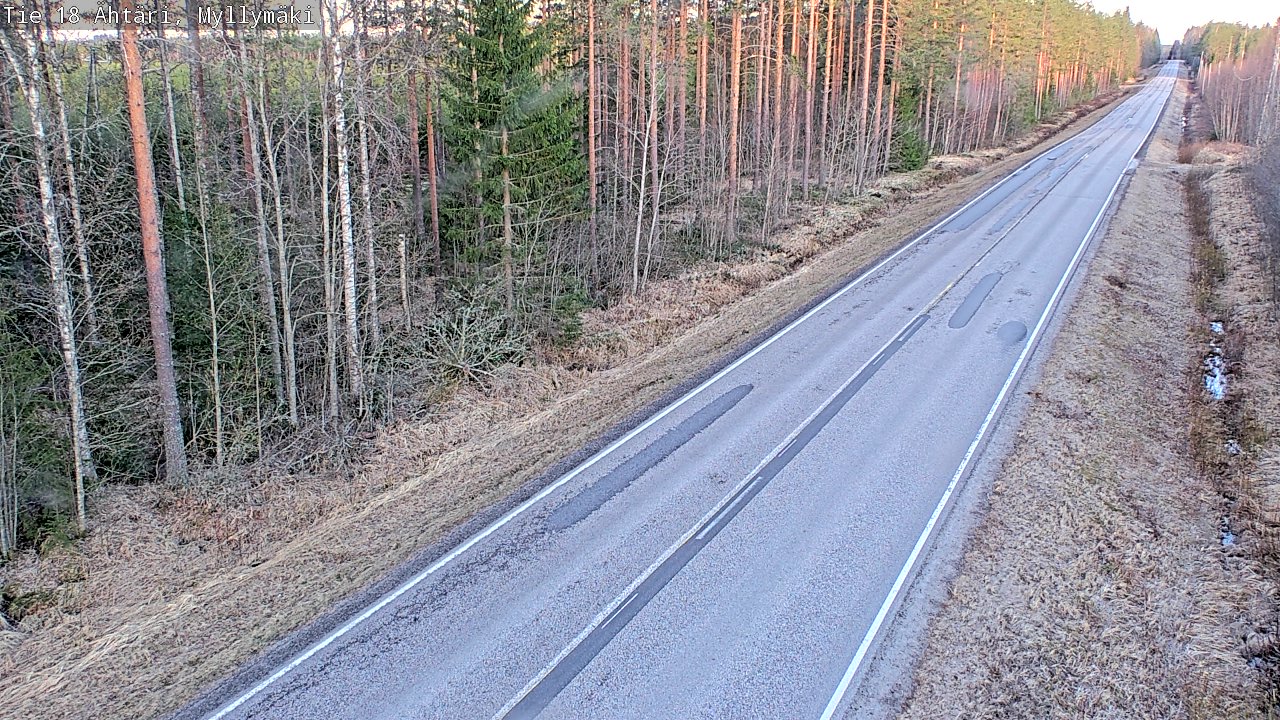 Weather Camera Image Väg 18 Etseri, Myllymäki, Ähtäri, Etelä-Pohjanmaa