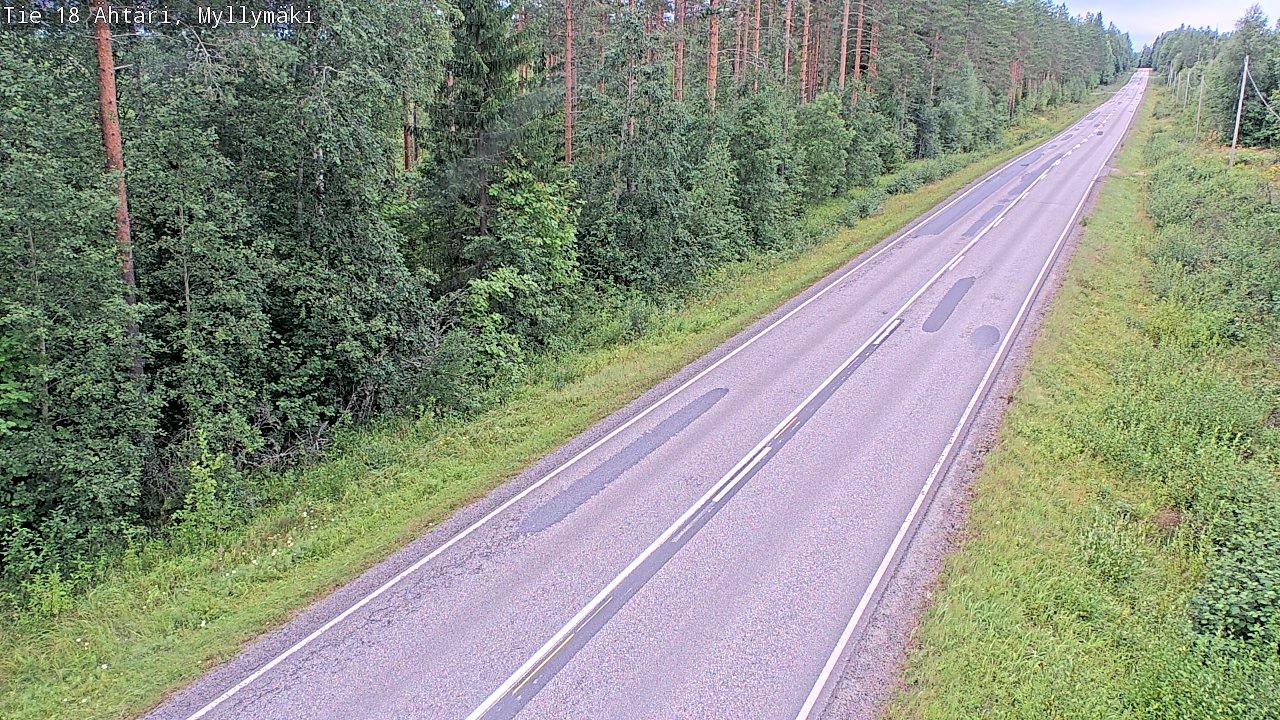 Weather Camera Image Road 18 Ähtäri, Myllymäki, Ähtäri, Etelä-Pohjanmaa