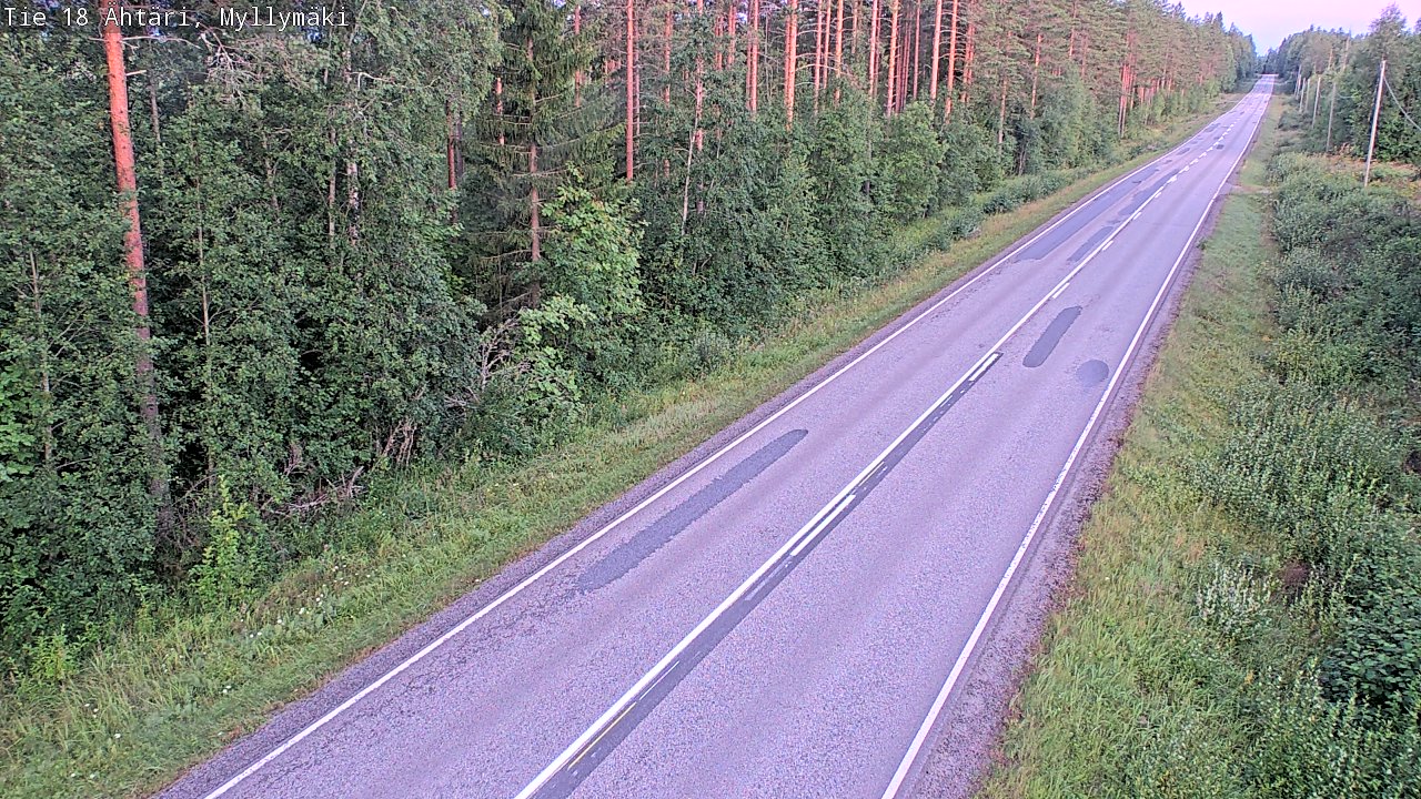 Kelikamerat Kuva Tie 18 Ähtäri, Myllymäki, Ähtäri, Etelä-Pohjanmaa