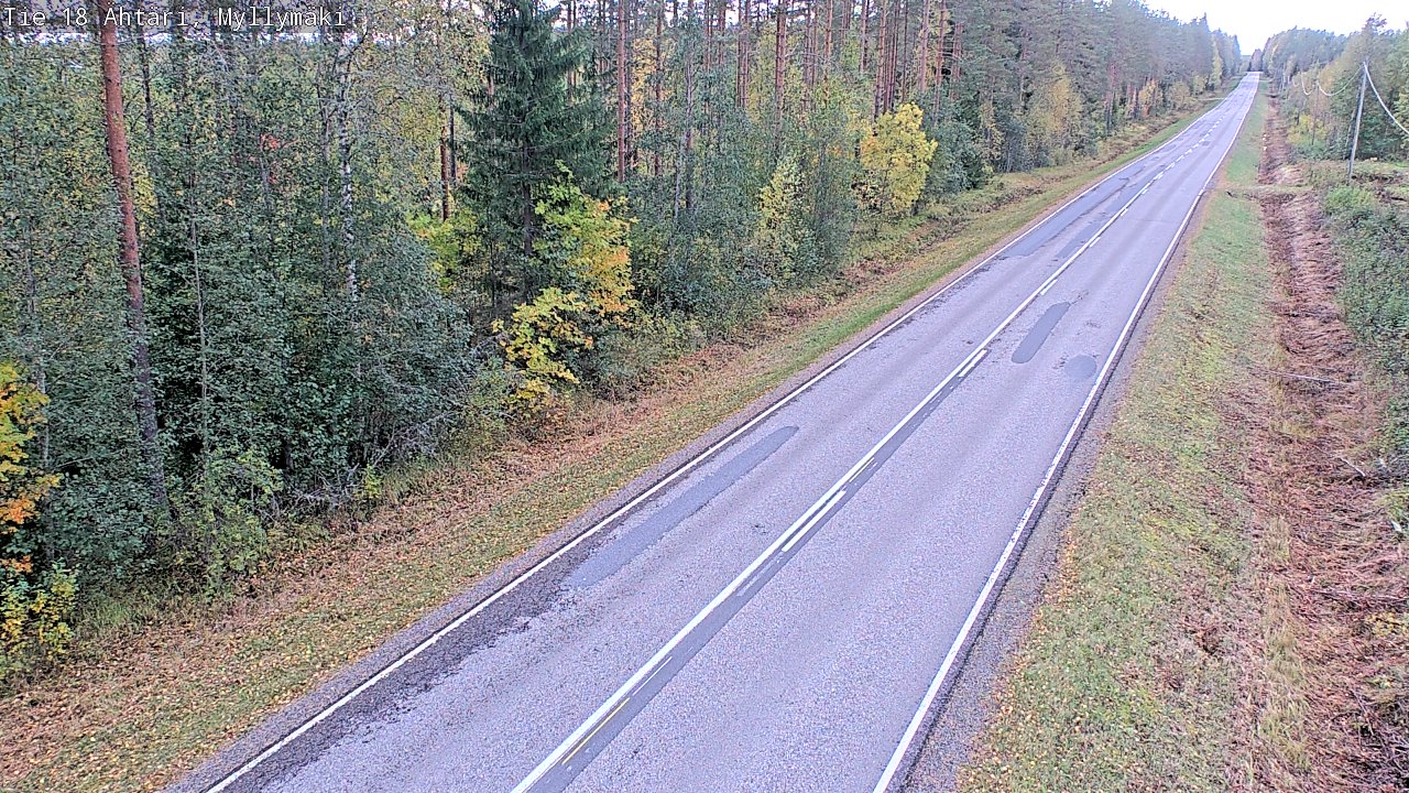 Kelikamerat Kuva Tie 18 Ähtäri, Myllymäki, Ähtäri, Etelä-Pohjanmaa