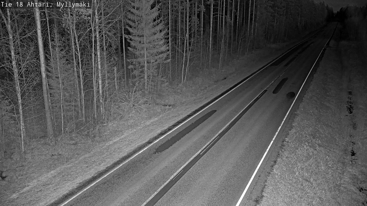Weather Camera Image Road 18 Ähtäri, Myllymäki, Ähtäri, Etelä-Pohjanmaa