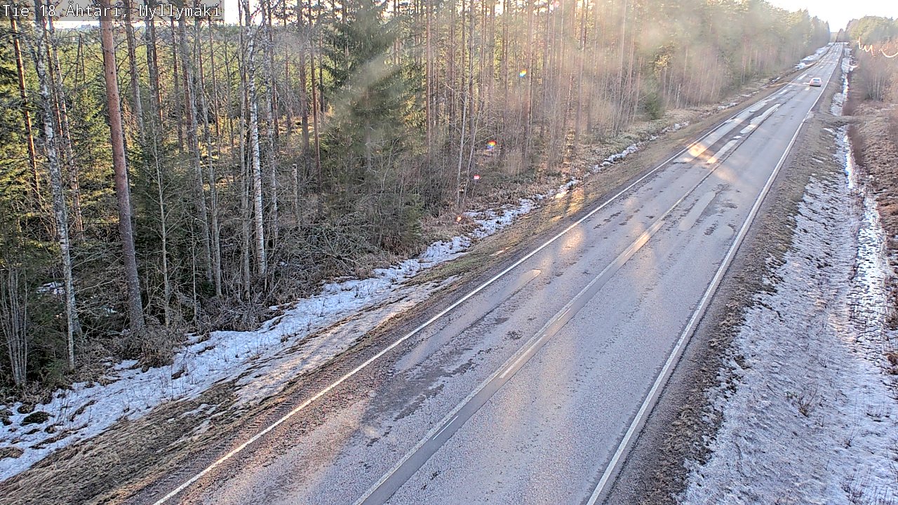 Weather Camera Image Road 18 Ähtäri, Myllymäki, Ähtäri, Etelä-Pohjanmaa