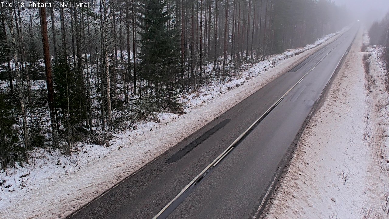 Weather Camera Image Road 18 Ähtäri, Myllymäki, Ähtäri, Etelä-Pohjanmaa