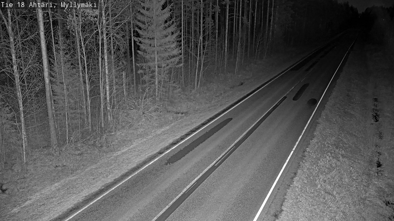 Weather Camera Image Road 18 Ähtäri, Myllymäki, Ähtäri, Etelä-Pohjanmaa