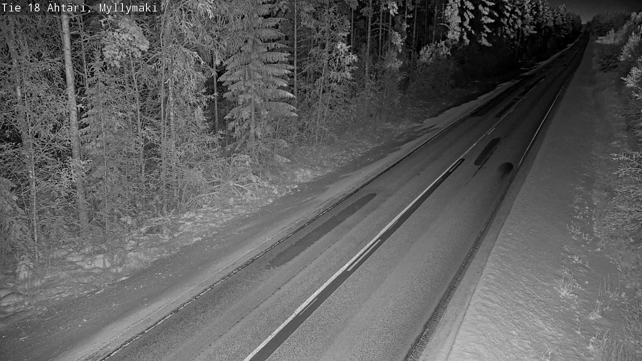 Weather Camera Image Road 18 Ähtäri, Myllymäki, Ähtäri, Etelä-Pohjanmaa