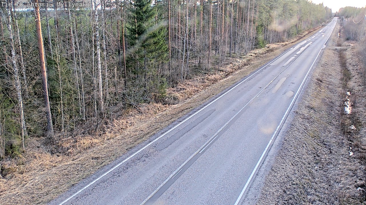 Weather Camera Image Road 18 Ähtäri, Myllymäki, Ähtäri, Etelä-Pohjanmaa