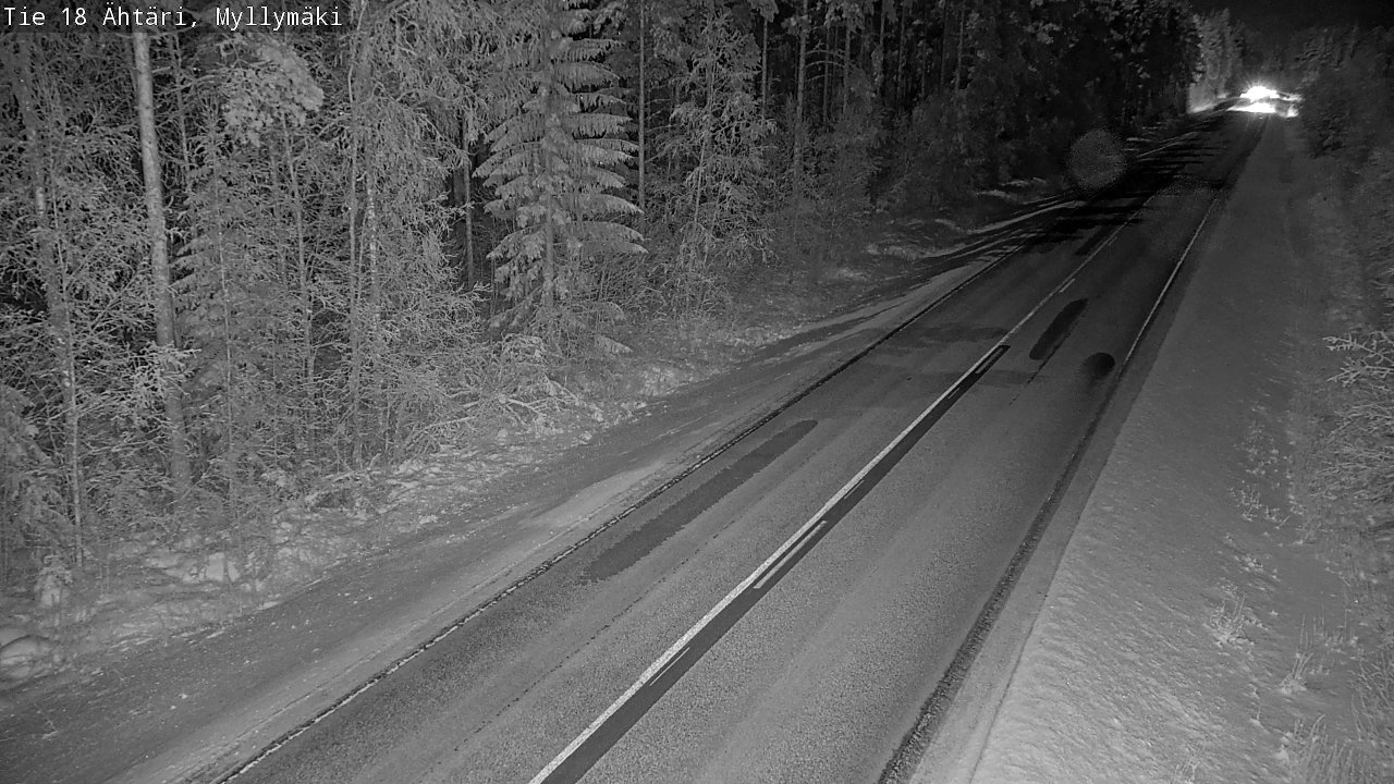 Weather Camera Image Road 18 Ähtäri, Myllymäki, Ähtäri, Etelä-Pohjanmaa