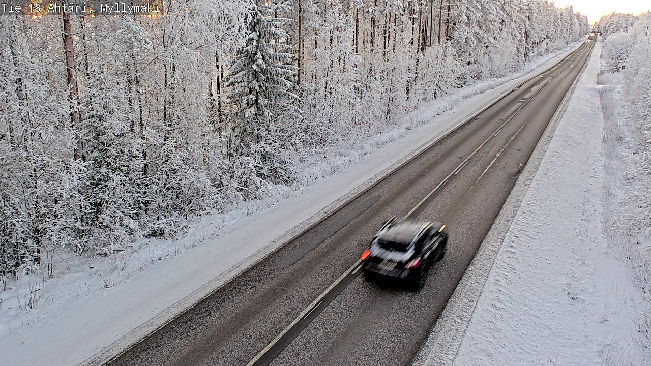 Weather Camera Image Road 18 Ähtäri, Myllymäki, Ähtäri, Etelä-Pohjanmaa