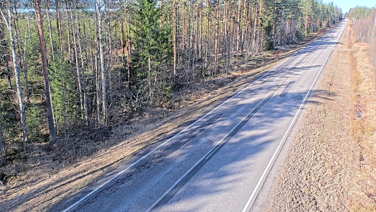 Weather Camera Image Road 18 Ähtäri, Myllymäki, Ähtäri, Etelä-Pohjanmaa