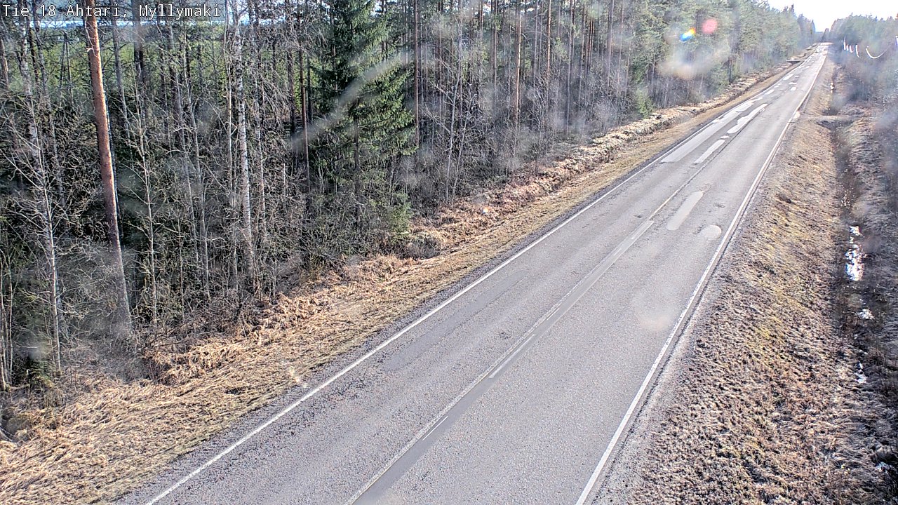 Weather Camera Image Road 18 Ähtäri, Myllymäki, Ähtäri, Etelä-Pohjanmaa