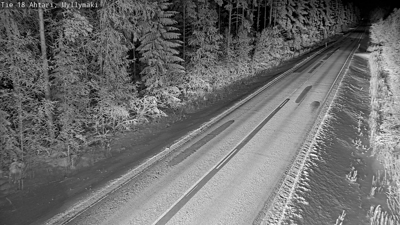 Weather Camera Image Väg 18 Etseri, Myllymäki, Ähtäri, Etelä-Pohjanmaa