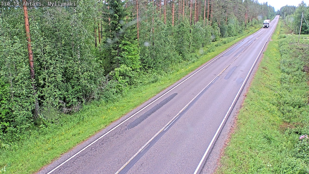 Weather Camera Image Väg 18 Etseri, Myllymäki, Ähtäri, Etelä-Pohjanmaa
