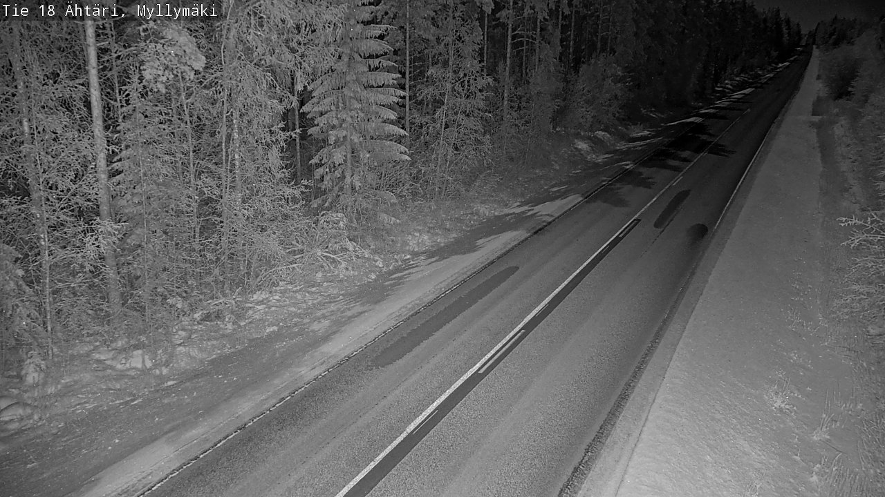 Weather Camera Image Road 18 Ähtäri, Myllymäki, Ähtäri, Etelä-Pohjanmaa