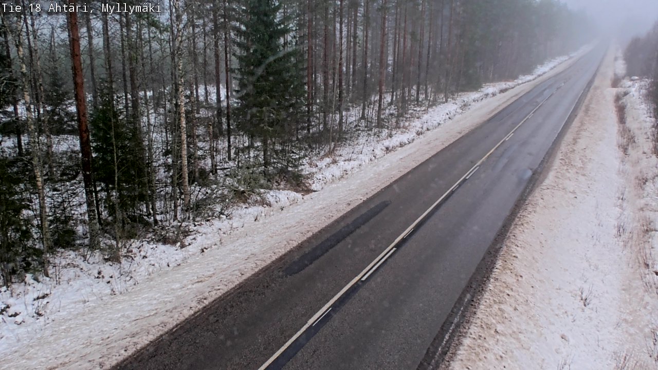 Weather Camera Image Road 18 Ähtäri, Myllymäki, Ähtäri, Etelä-Pohjanmaa
