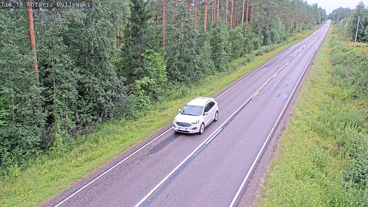 Weather Camera Image Road 18 Ähtäri, Myllymäki, Ähtäri, Etelä-Pohjanmaa