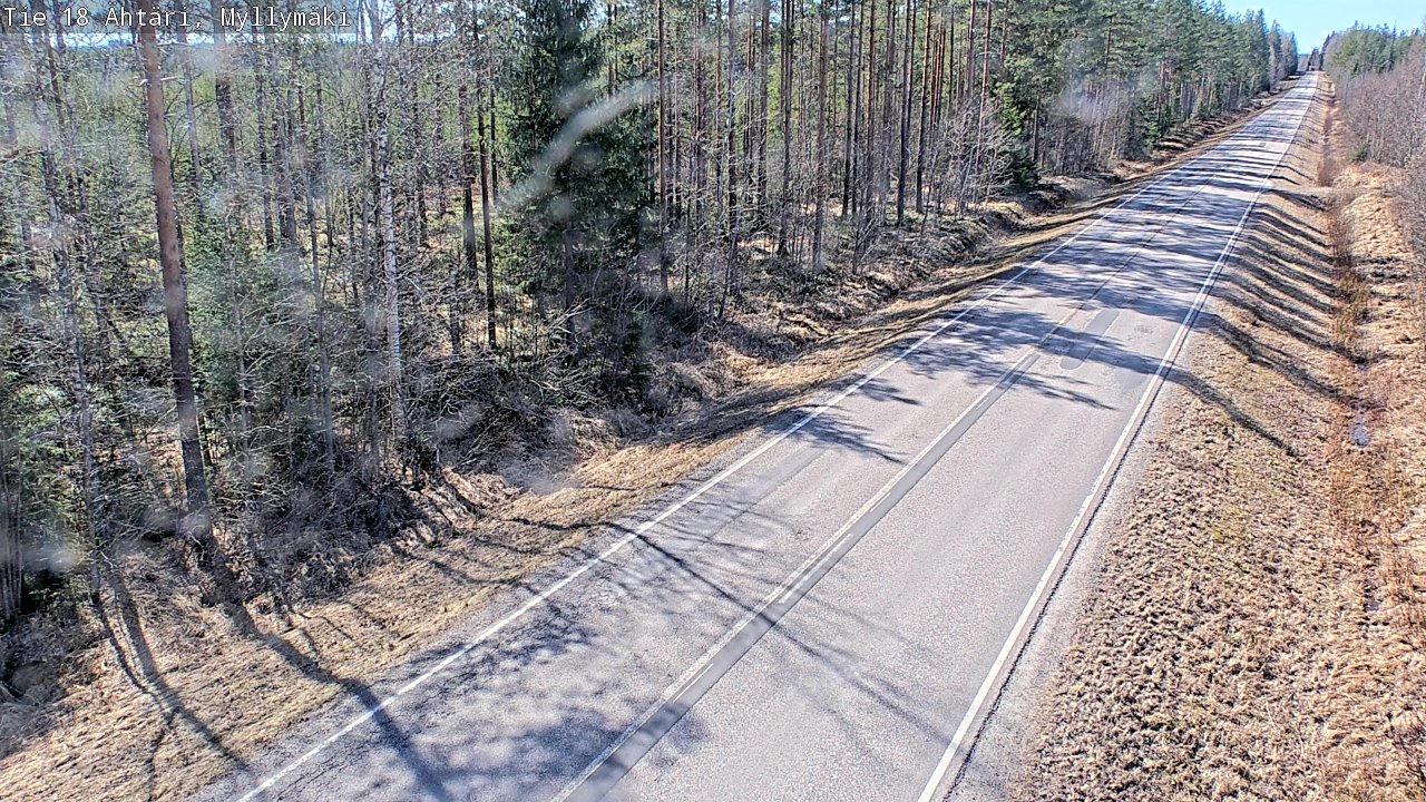 Weather Camera Image Road 18 Ähtäri, Myllymäki, Ähtäri, Etelä-Pohjanmaa