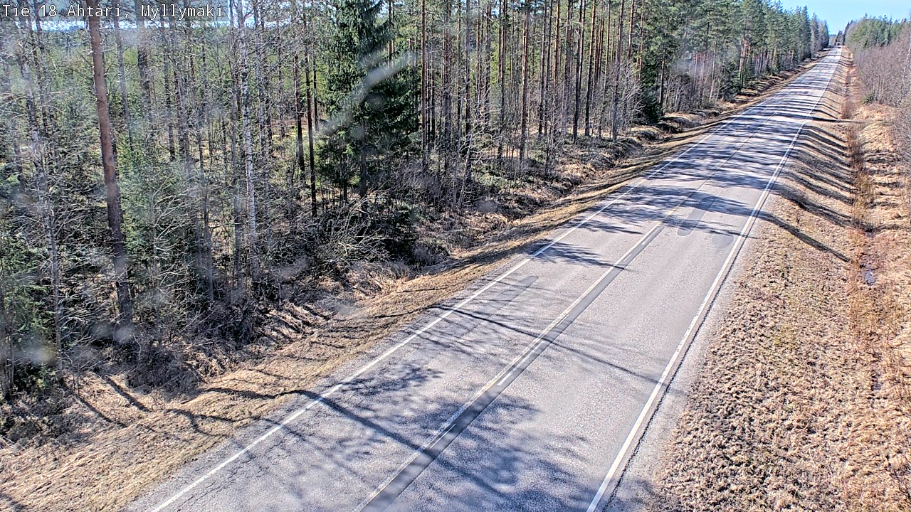 Weather Camera Image Road 18 Ähtäri, Myllymäki, Ähtäri, Etelä-Pohjanmaa