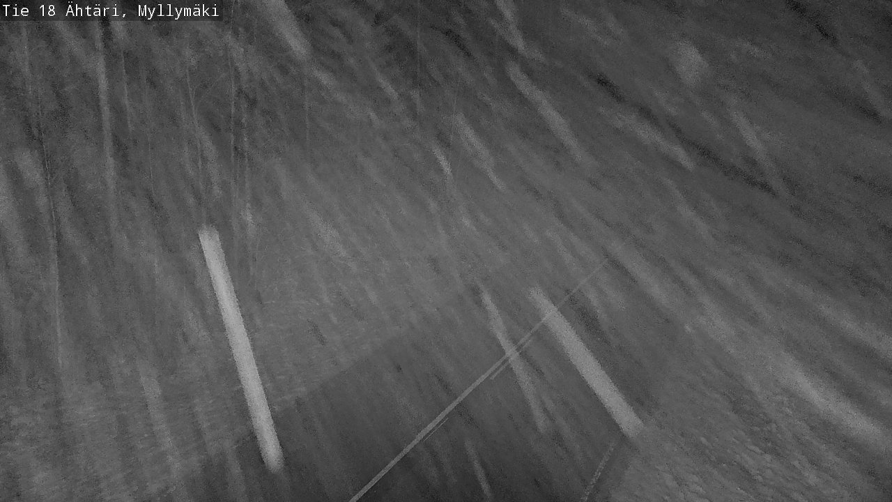Weather Camera Image Road 18 Ähtäri, Myllymäki, Ähtäri, Etelä-Pohjanmaa