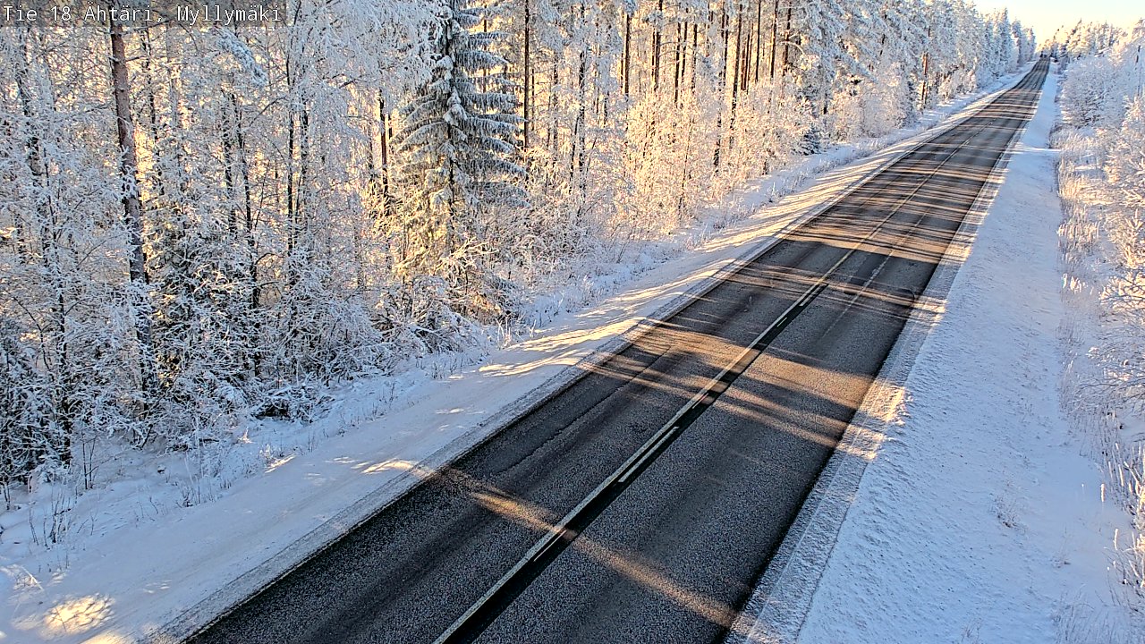 Weather Camera Image Road 18 Ähtäri, Myllymäki, Ähtäri, Etelä-Pohjanmaa