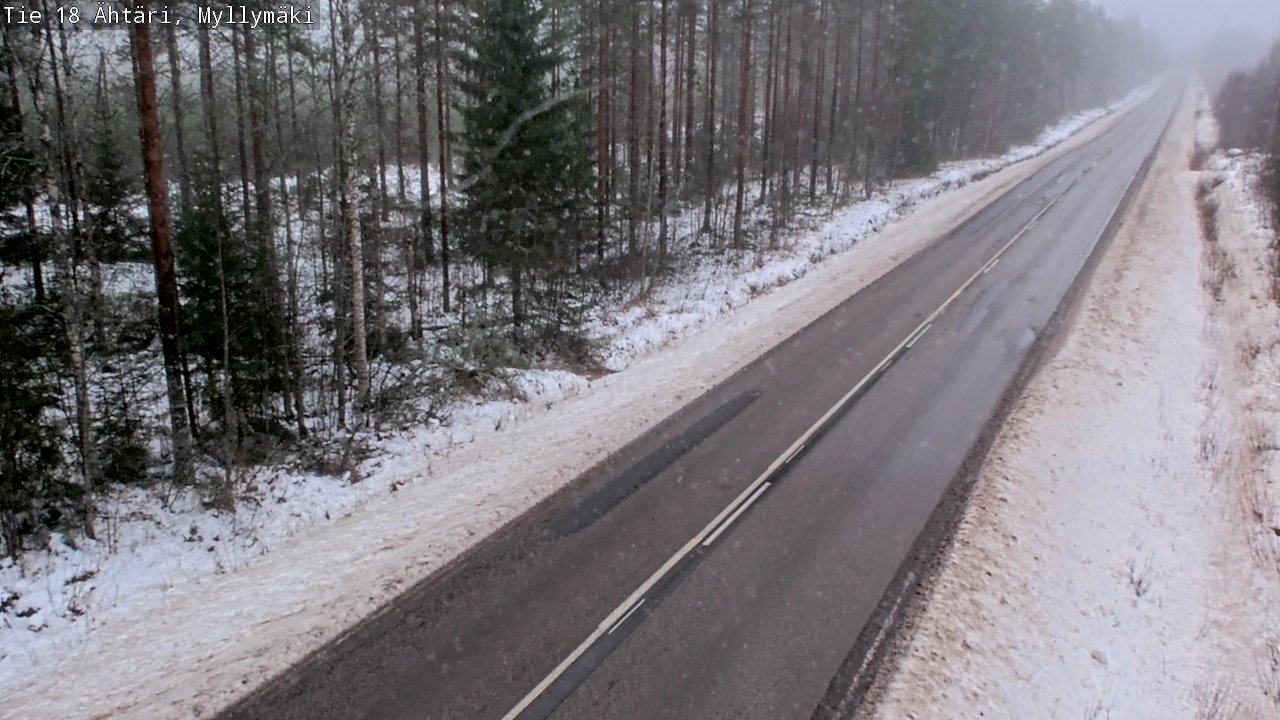 Weather Camera Image Road 18 Ähtäri, Myllymäki, Ähtäri, Etelä-Pohjanmaa